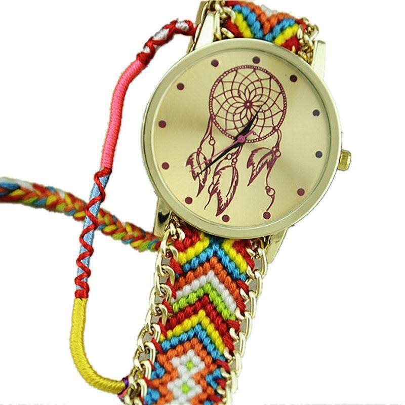 Dreamcatcher Friendship Bracelet Watches Women Braid Dress Watches Hot+BU Malaysia