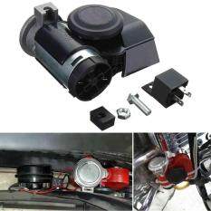Durable Dual Tone Trumpet Whistle 12V Super Loud Alarm Electric Air Horn