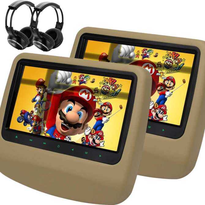 Eincar Beige 9 Dual Car Dvd Player Digital Display Screen