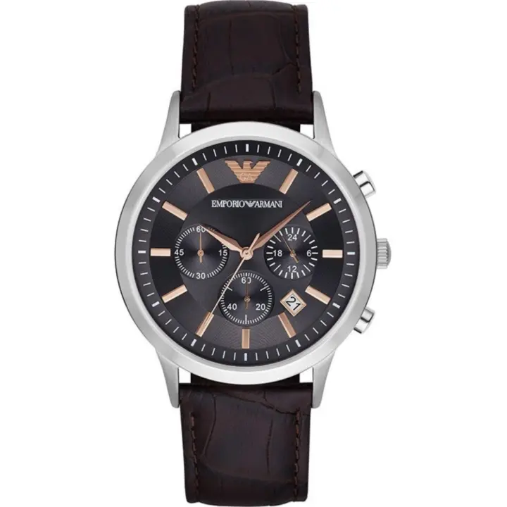 emporio armani leather watch price