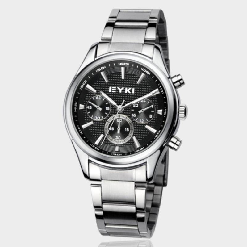 EYKI Stainless Steel Analogue Watch (Men Black) Malaysia