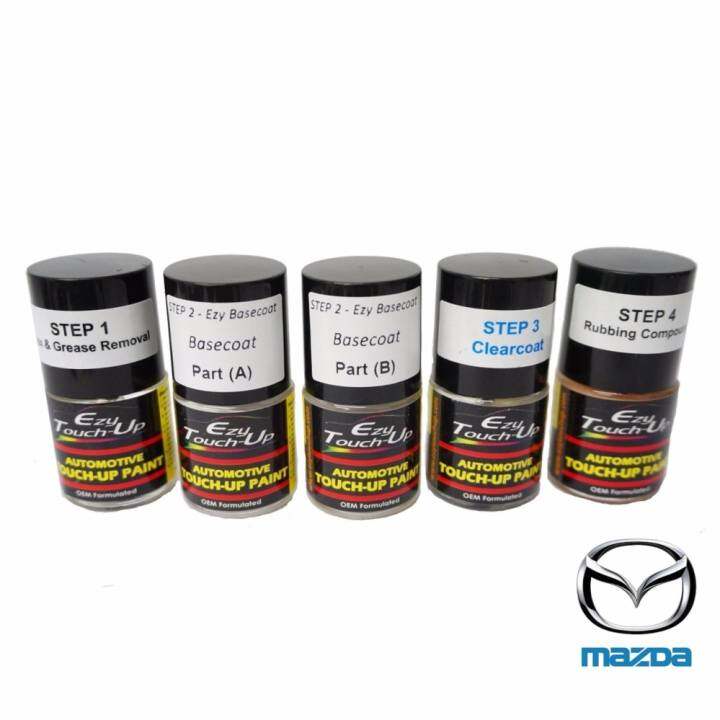 EZY Touch Up Paint for MAZDA ( Soul Red Crystal 46V) Combo Set