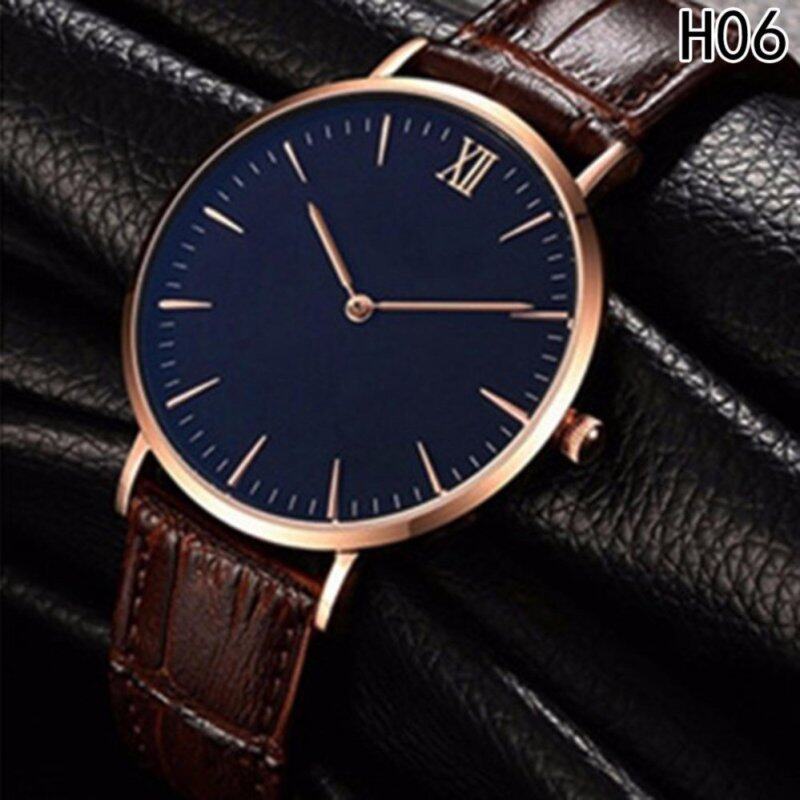 Fancyqube New mens thin business casual stencil mens watch H06 Malaysia