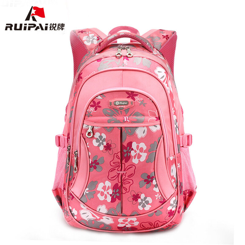 4 Color Fashion Primary and Secondary School Bags New Korean Backpack Girls Boys 2018 New Unisex Backpack for Kids ( Big Size ) (Pink,Purple,Blue,Red) - intl