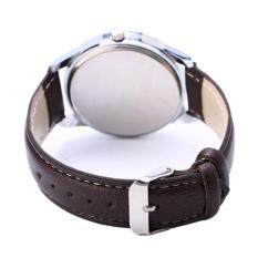 Fashion Stainless Steel Leather Mens Military Sport Analog Quartz Wrist Watch Malaysia