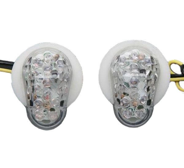 Flush Mount Amber LED Turn Signal untuk YAMAHA R1 R6S 2002-2008 03 04 05