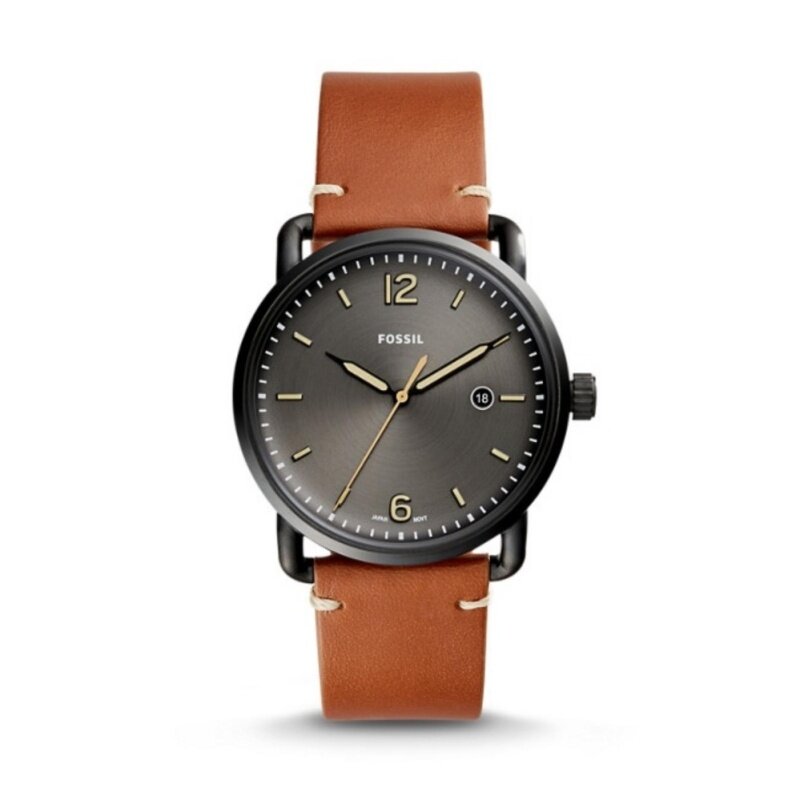 Fossil FS5276 Commuter Luggage Leather Analog Mens Watch Malaysia