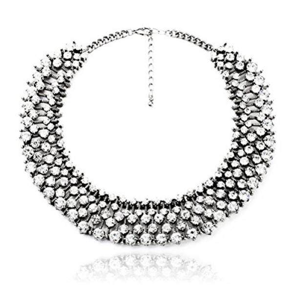 Menyenangkan Daisy Grand UK Putri Kate Middleton Panas Perak Imitasi Bergaya Kalung Mode-Xl00941-S-Intl