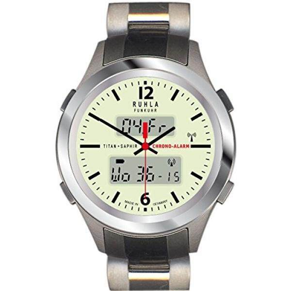 Garde Ruhla Titan Funkuhr Fu-Bisnis-Alarm 25-17BM-Titanband-43 Mm-Internasional