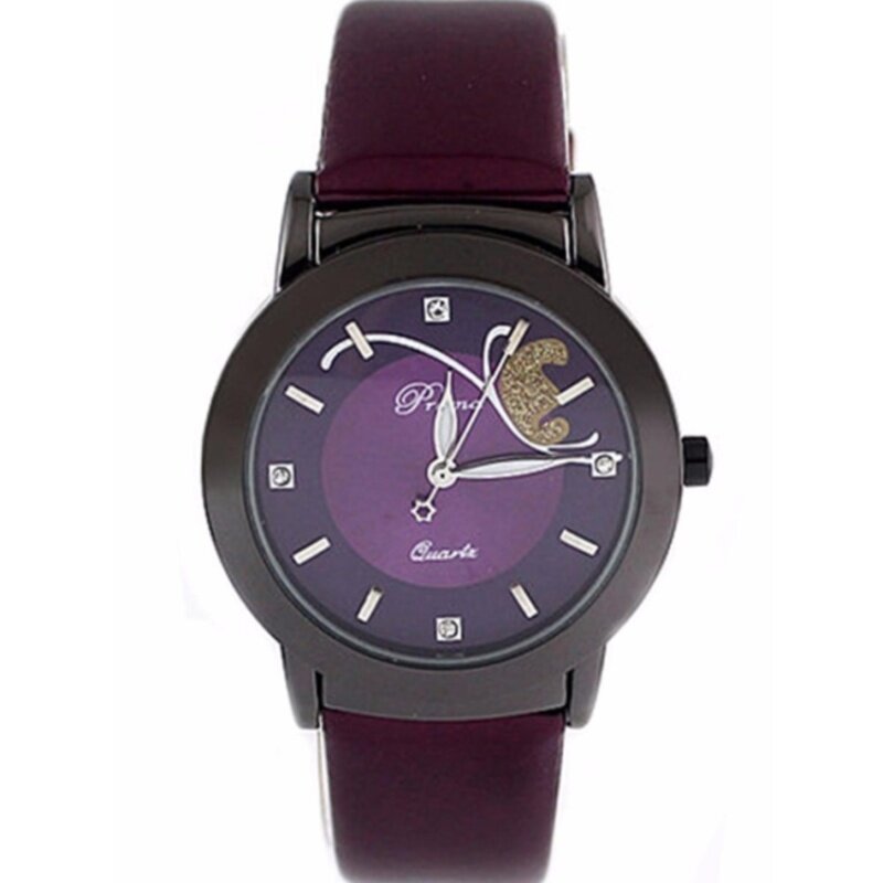 Geneva Unisex Stainless Steel Casual Business Fashion Watch 633489 Purple Malaysia
