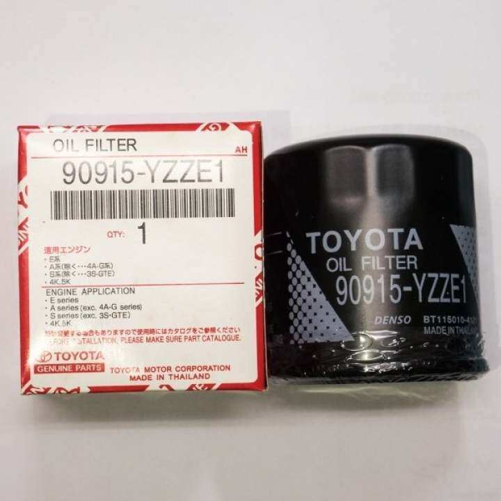 Genuine Toyota Oil Filter Vios,Altis,Wish (YZZE1) Lazada
