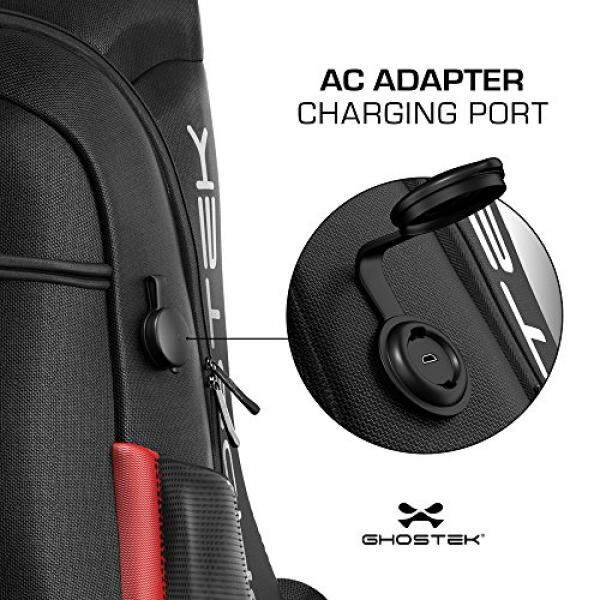 Ghostek 15.6 Inch Tas Laptop, nrgbag 2 Seri 360 ° Pelindung Buku Catatan Ransel + 16000 MAh & USB Pengisian Port ThinkPad ASUS Toshiba Samsung Chromebook ultrabook Macbook Udara iPad Pro (Hitam) -Internasional