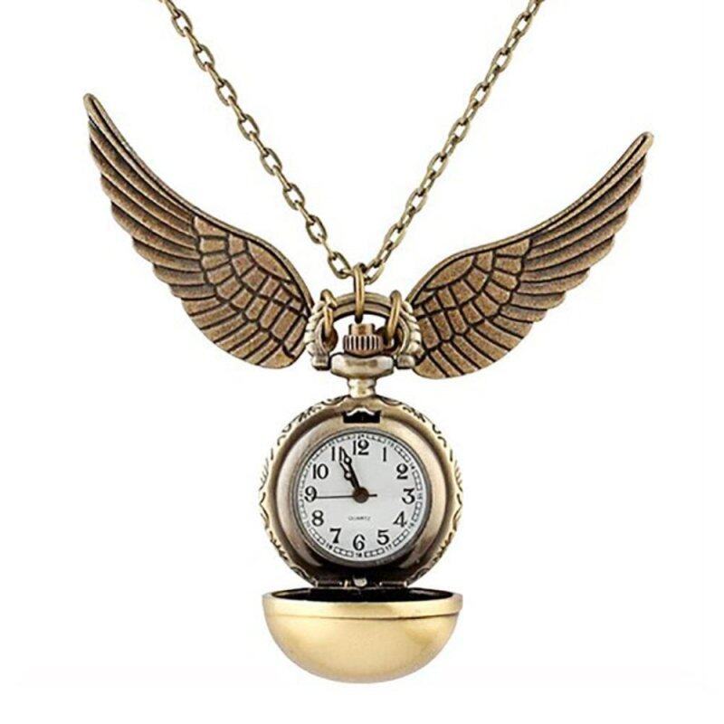 Harry Potter Snitch Watches Necklaces Steampunk Quidditch Pocket Pendant gold Malaysia