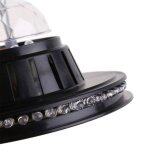 HKS Crystal RGB LED Club Disco Party KTV Rotating Magic Ball Stage Effect Light