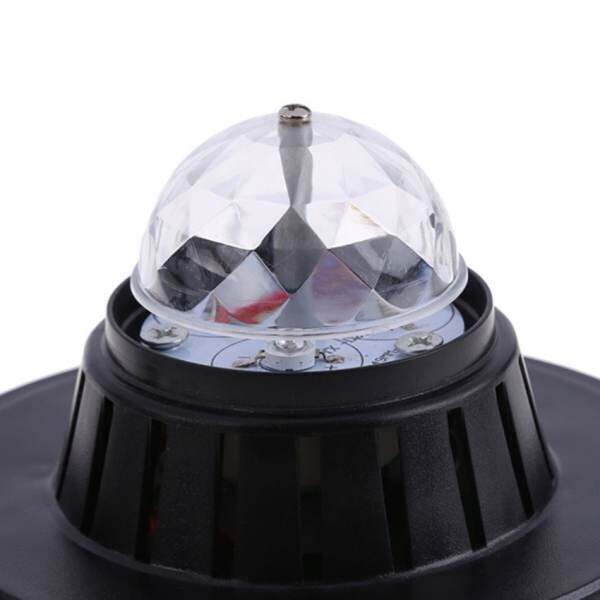 HKS Crystal RGB LED Club Disco Party KTV Rotating Magic Ball Stage Effect Light