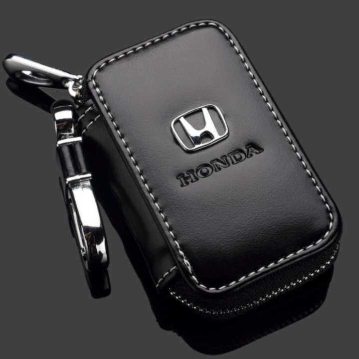 Honda Car Key Pouch / Key Chain / Key Holder Genuine Leather (Type D