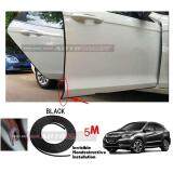 16ft 5m Long Diy Moulding Trim Strip Car Door Scratch Protector Edge Guard Black