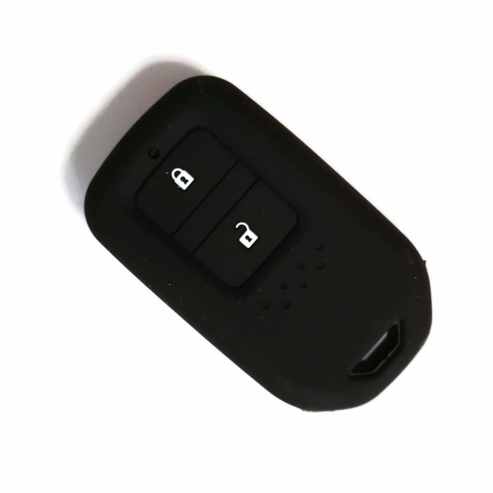 2 Pcs Silicone Car Key FULL Cover Casing Compatible with Honda HRV BRV Jazz CRV 2014-2018 Keyless Remote - intl