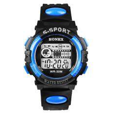 Hot Sale!Waterproof Mens Boys Digital LED Quartz Alarm Date Sports Wrist Watch BU Malaysia