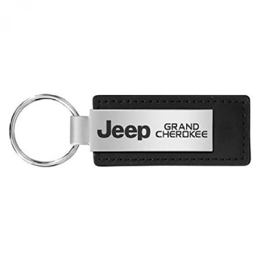 Jeep Grand Cherokee Besar Kulit Hitam Gantungan Kunci-Internasional