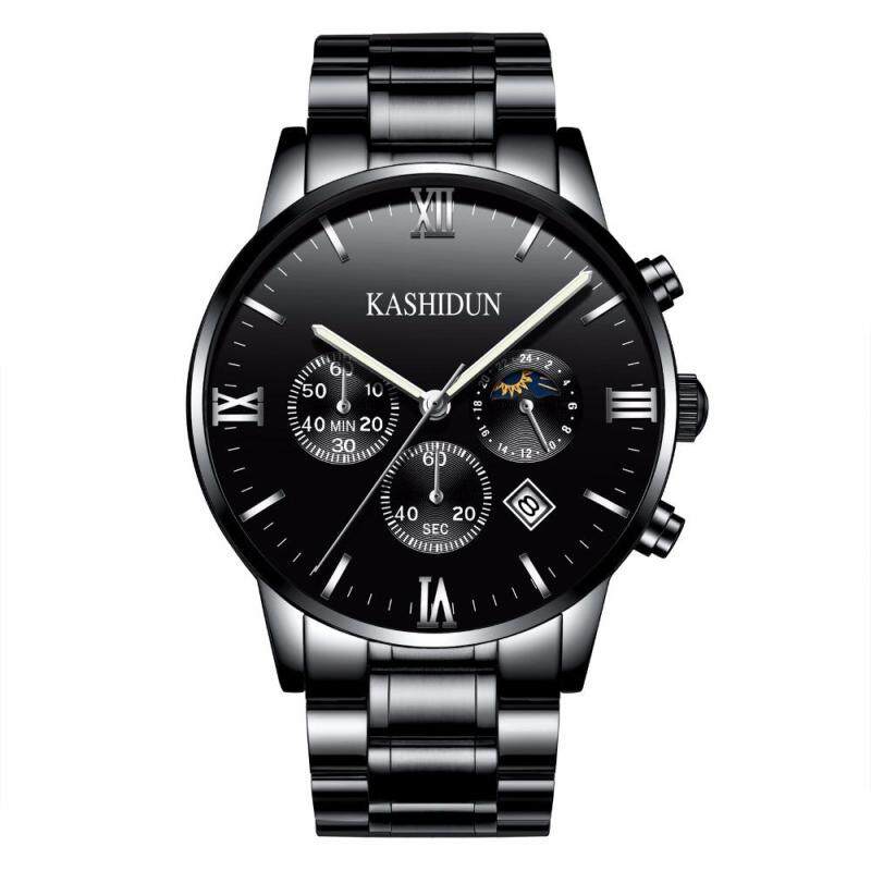 KASHIDUN. Mens Watches Top Brand Luxury Military Luminous Casual Wristwatch Chronograph Steel Quartz Watch relogio masculino Malaysia