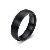 Kemstone Fashion Stainless Steel Ring Band Black Gold Plated Blue Men's Ring Size 4 To 14