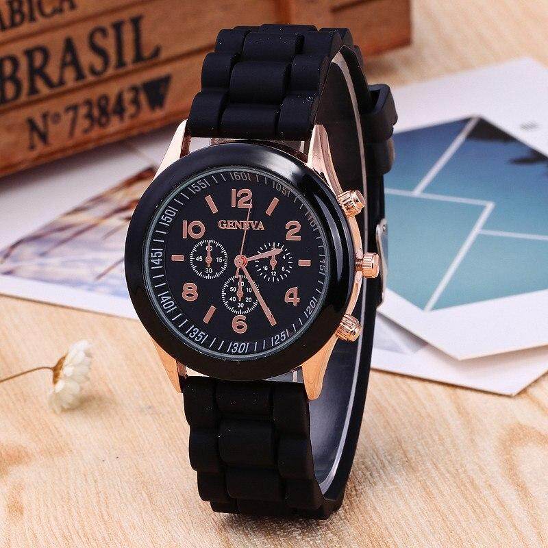 Kids Quartz Wristwatches Jelly Silicone Strap Famale Clock Malaysia