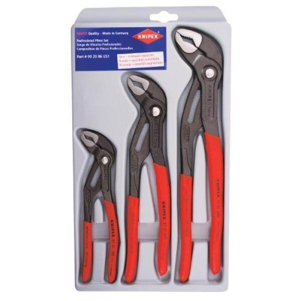 Knipex 002006S1 3-Piece Cobra Pliers Set (7-Inch, 10-Inch, & 12-Inch) - intl