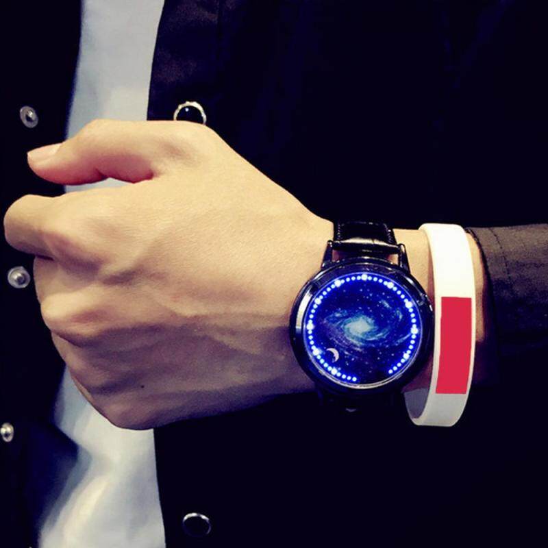 Kobwa Creative LED Watch Personality Blue Light Touch Screen Wristwatch For Couples Lovers (M Code) Malaysia