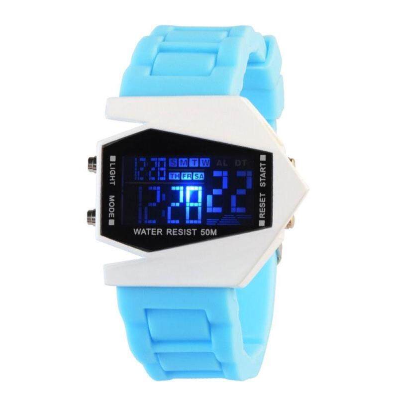 Kobwa Unique Design LED Sports Watch Fashion Waterproof Electronic Watch Men Digital Wrist Watch Malaysia