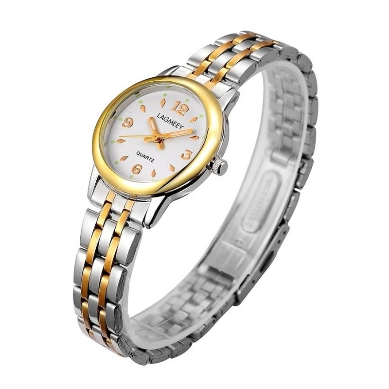 LAGMEEY Premium Watch with White Dial G38 + Free Watch Box Malaysia