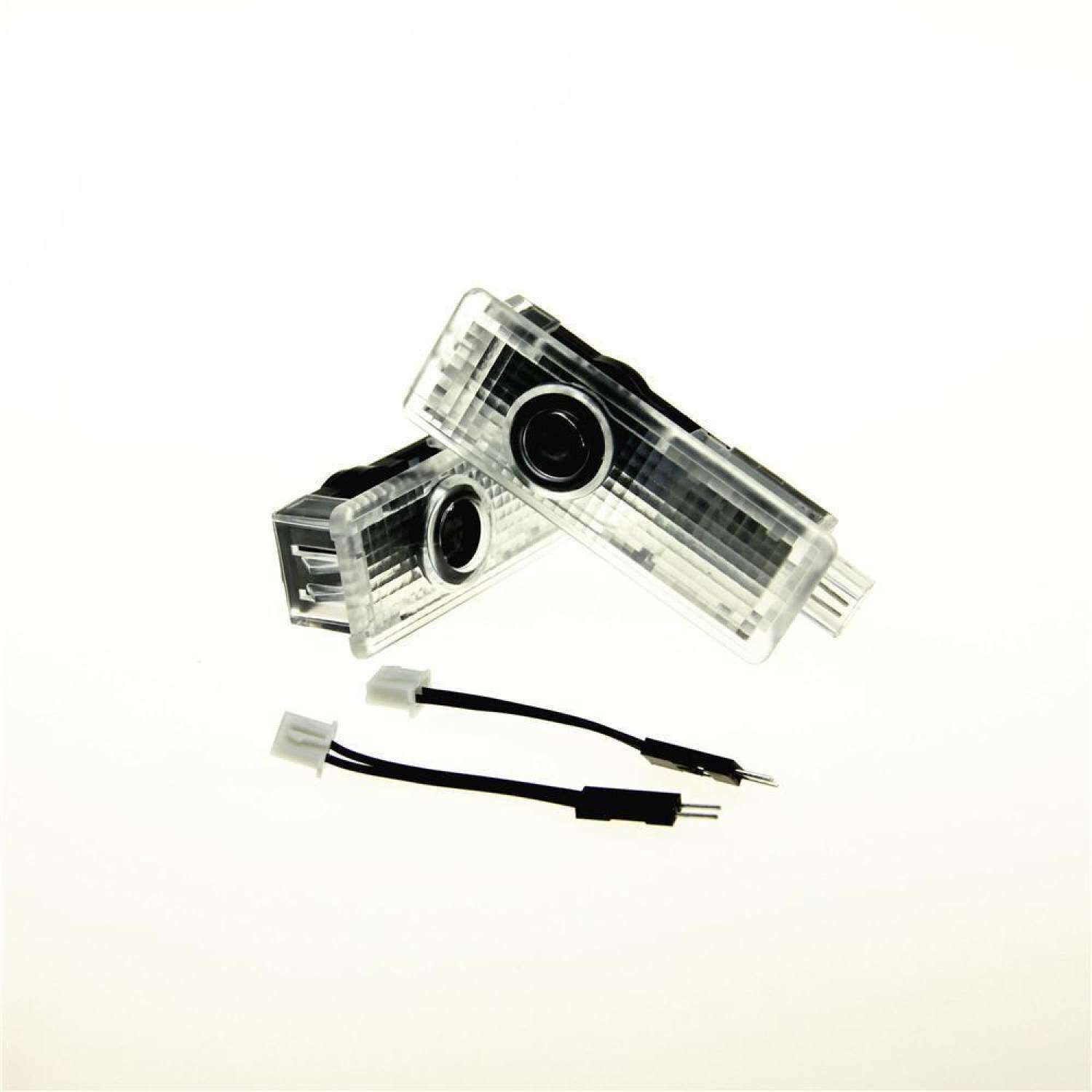 BMW Pemasangan Yang Mudah Lampu Mobil LED Proyektor Logo Ghostshadow Lampu 2-pc Set