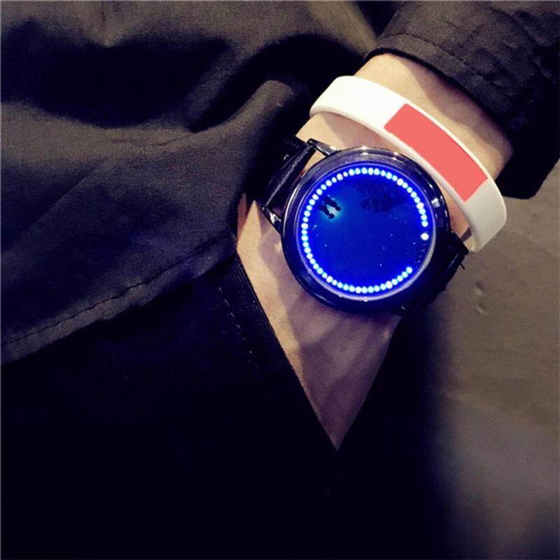 leegoal Creative LED Watch Personality Blue Light Touch Screen Wristwatch For Couples Lovers (M Code) Malaysia
