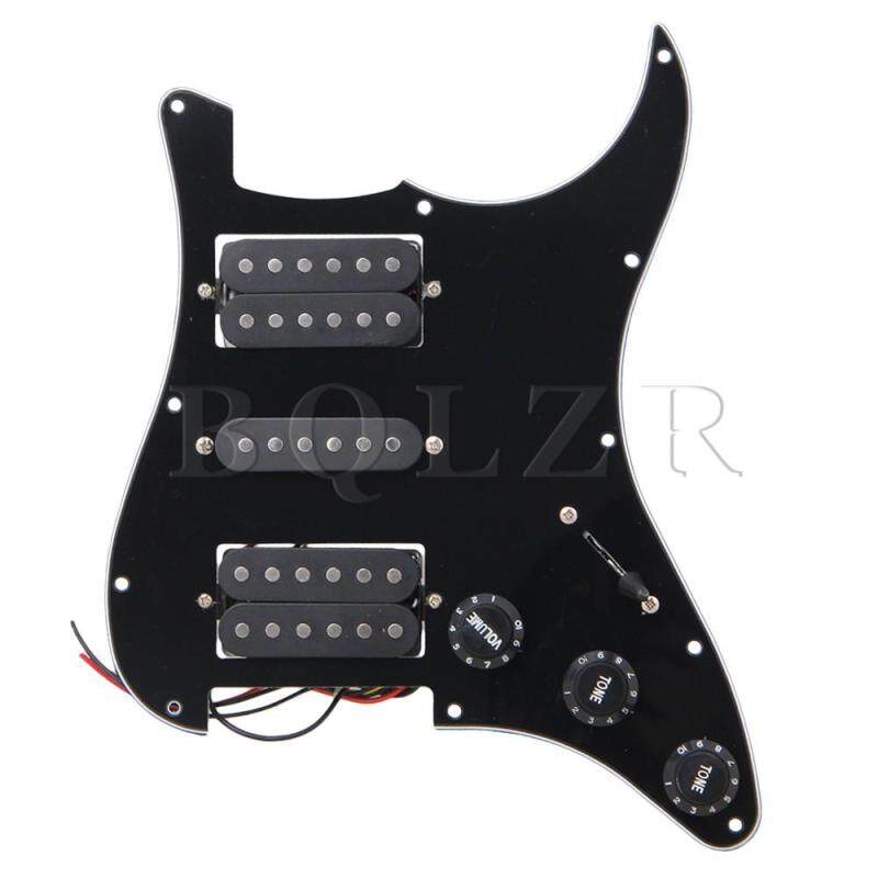 Loaded Pickguard HSH For Guitar (Black) Malaysia