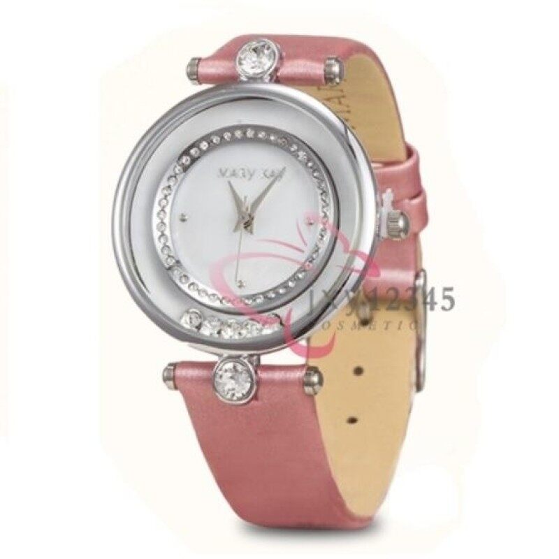 Mary Kay Authentic Luxury Fashion Ladies Watch with Genuine Leather - Pink Malaysia