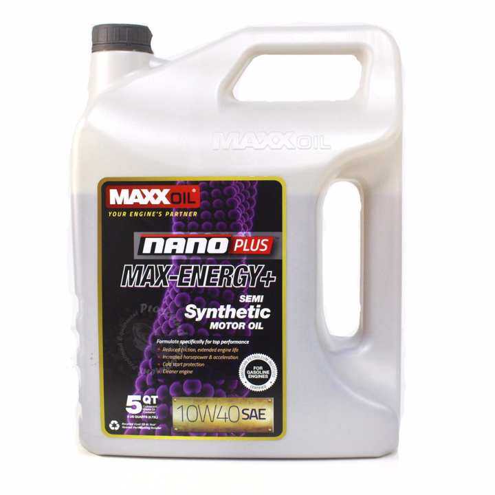 MAXXOIL (USA) NANO PLUS MAXENERGY+ SEMI SYNTHETIC 10W40 API SN ENGINE