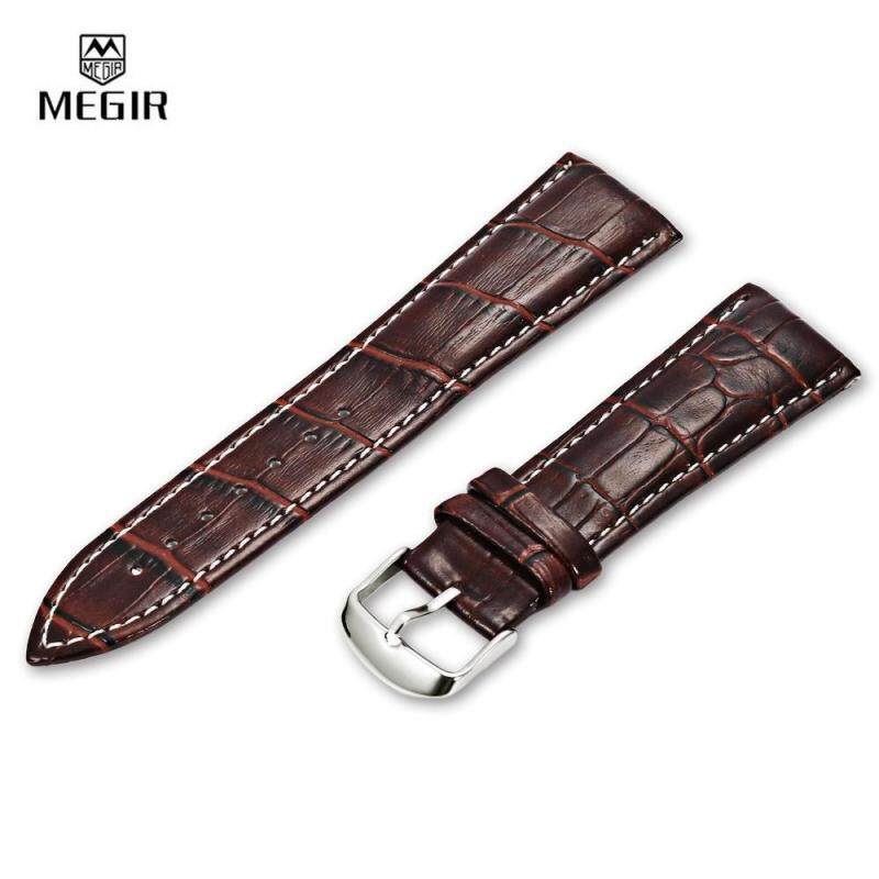MEGIR 24MM PU Watch Band Pin Buckle Wristband Malaysia
