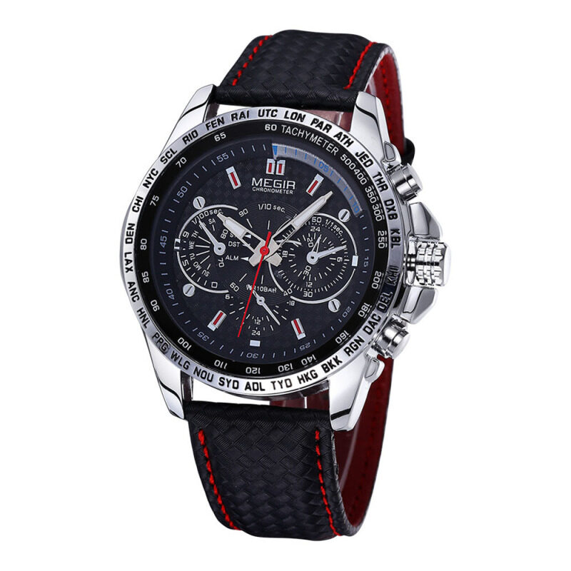 MEGIR Luxury Casual Sports Watch Brand Quartz Waterproof Clock Watch Fashion Mens Wristwatch Malaysia
