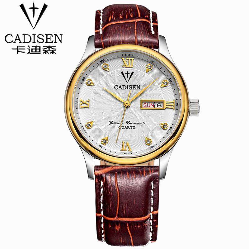 Mens watches Top Brand Luxury Mens Business Clock Male Leather stainless steel Wrist watch Quartz-watch relogio masculino Malaysia