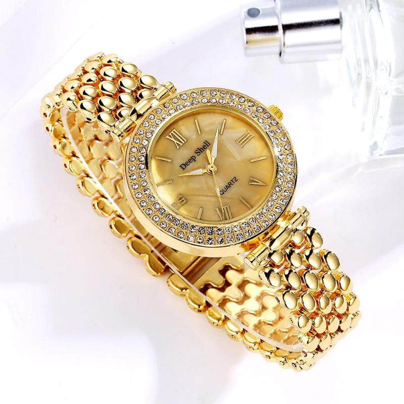 Metal Bracelet Quartz Bracelet Gold Bracelet Crystal Diamond Gold Watch Malaysia