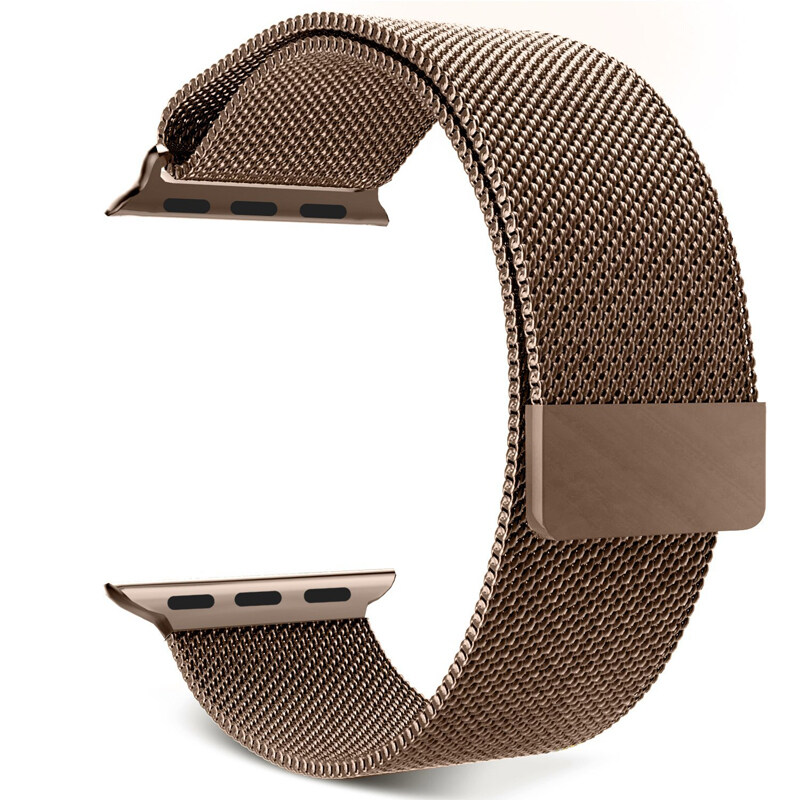 Milanese Magnetic Loop Stainless Steel Strap Watch Bands For Watch 38mm (Coffee) Malaysia