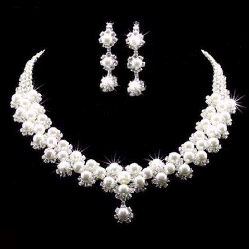 Missing U Womens Hollow Geometric Choker Collar Vintage Bohemia Rhinestone Necklace & Earrings Jewelry Sets for Party Holiday