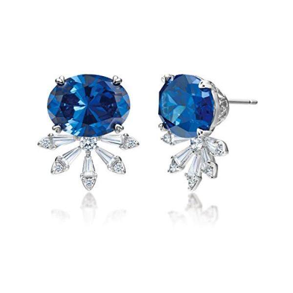 Miyumiro Wanita Royal Juliette Anting Stud-Biru Royal Collection-Intl