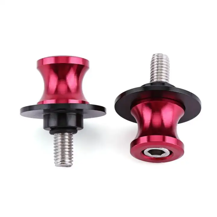 10mm-Green Swing Arm Spool 8//10mm Motorcycle CNC Aluminium Alloy Swing Arm Spool Sliders Stand Swingarm Bobbins