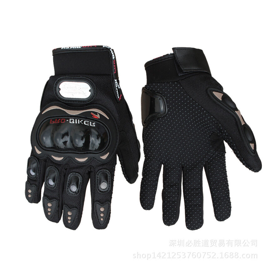 Sarung Tangan Sarung Tangan Motor Sarung Tangan Sarung Tangan Semua-Medan Berkuda Setengah-Knight Motor Lokomotif Sarung Tangan (Warna: Merah) (Ukuran: M)-Internasional