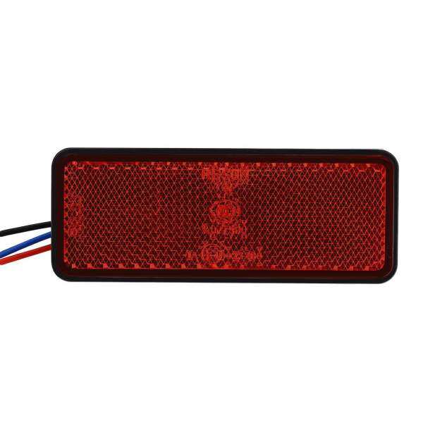 ĐÈN LED Xe Máy Nhan Hậu Sau Dừng Sáng ATV Họa Tiết Rằn Ri Nét Ta 016RAR Hình Chữ Nhật Phanh Đèn