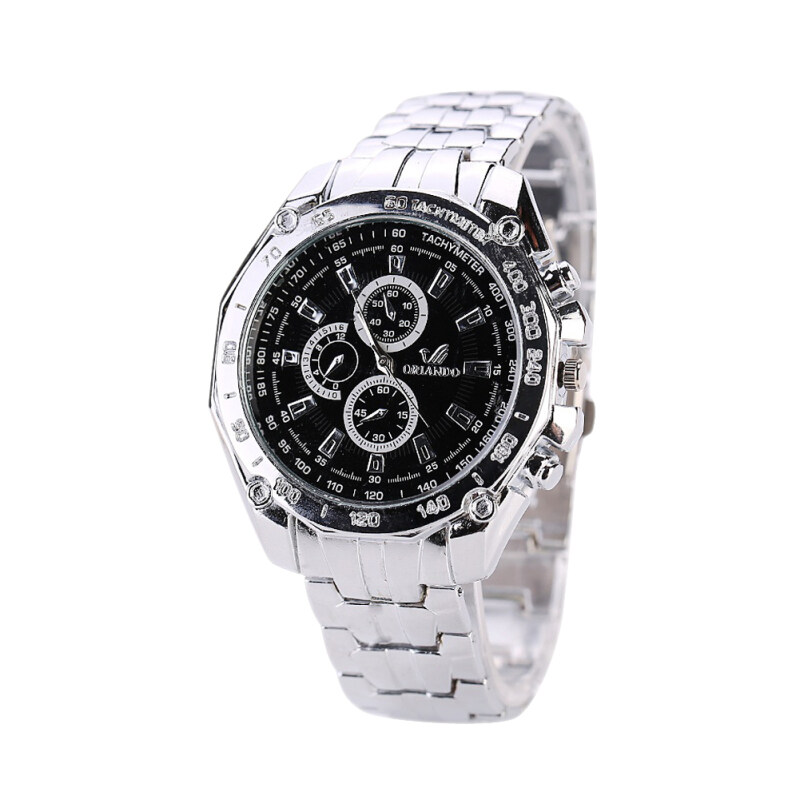 New Arrive Casual Luxury Wristwatch Men Electronics Quartz Watch (Black) Malaysia