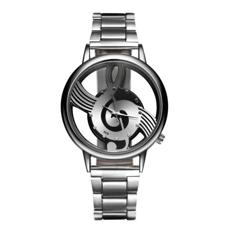 New Design Men Watches Musical Note Notation Hollow Faux Leather Strap Quartz Wrist Watch Men High Quality Malaysia