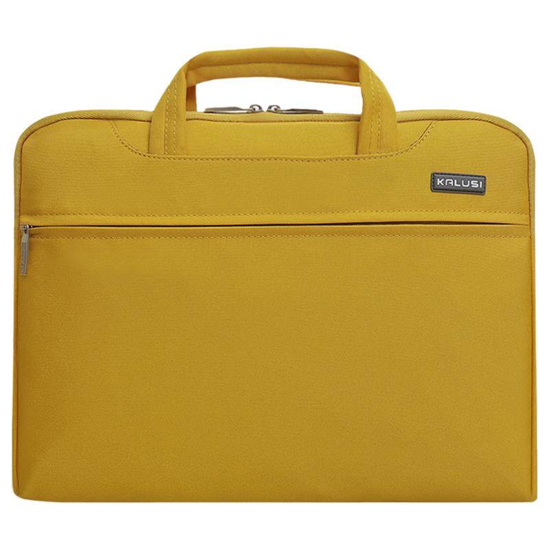Anti-AIR Baru Arrival Tas Laptop Tas Laptop Buku Catatan Sarung Tas 14 Inch untuk Apple Lenovo Dell Tas Komputer (kuning) -Internasional