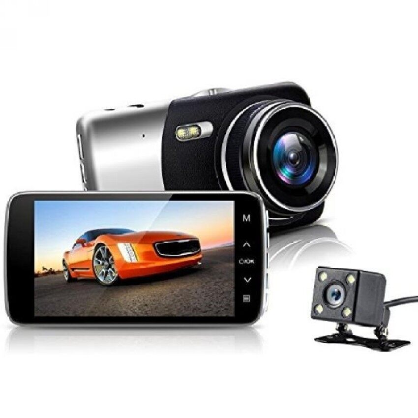 Nexgadget Dual Lensa Dash Cam. X10A Seri Penuh HD 1080 P Depan + Vgarear Lensa 170 ° + 120 ° Super Mobil Sudut Lebar Dash Cam dengan 4.0